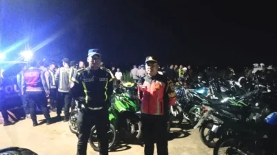Polisi Amankan 48 Motor Balap Liar di Jalur Bandara Trunojoyo Sumenep