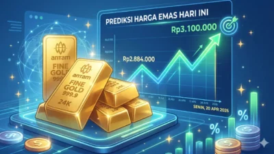 Prediksi Harga Emas Hari Ini 20 April 2026: Potensi Melambung ke Rp3,1 Juta, Saatnya Beli atau Jual?