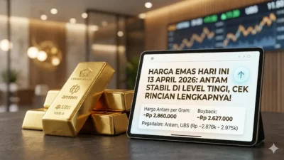 Prediksi Harga Emas Hari Ini Senin 13 April 2026: Antam Stabil di Level Tinggi, Cek Rincian Lengkapnya!