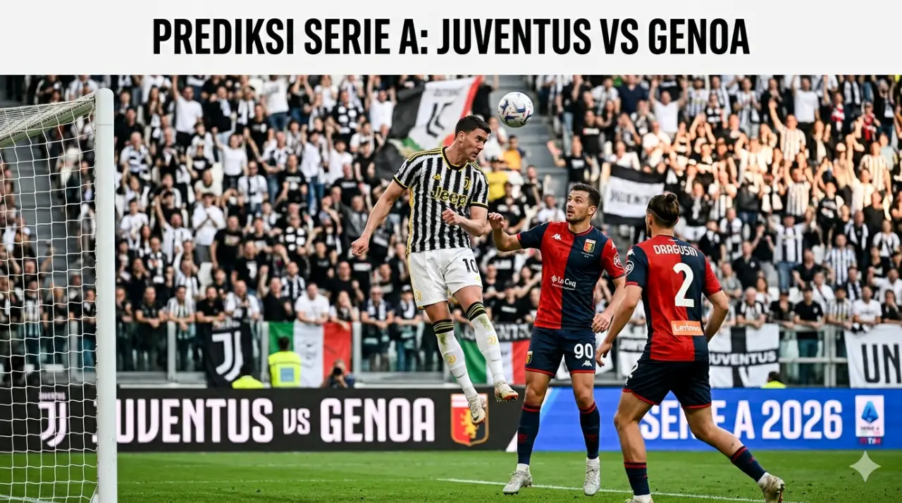 Prediksi Serie A: Juventus vs Genoa, Misi Si Nyonya Tua Amankan Poin Penuh di Kandang Sore Ini