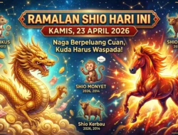 Ramalan Shio 23 April 2026: Naga Berpeluang Cuan, Kuda Harus Ekstra Waspada!
