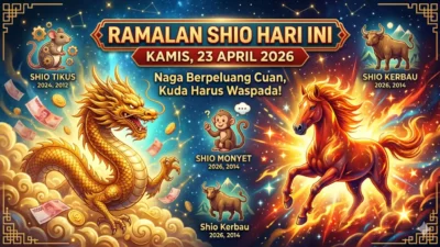 Ramalan Shio 23 April 2026: Naga Berpeluang Cuan, Kuda Harus Ekstra Waspada!