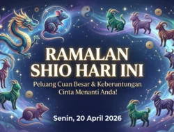 Ramalan Shio Hari Ini 20 April 2026: Peluang Cuan Besar dan Keberuntungan Cinta Menanti Anda