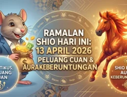 Ramalan Shio Hari Ini Senin 13 April 2026: Peluang Cuan Shio Tikus dan Aura Keberuntungan Shio Kuda!