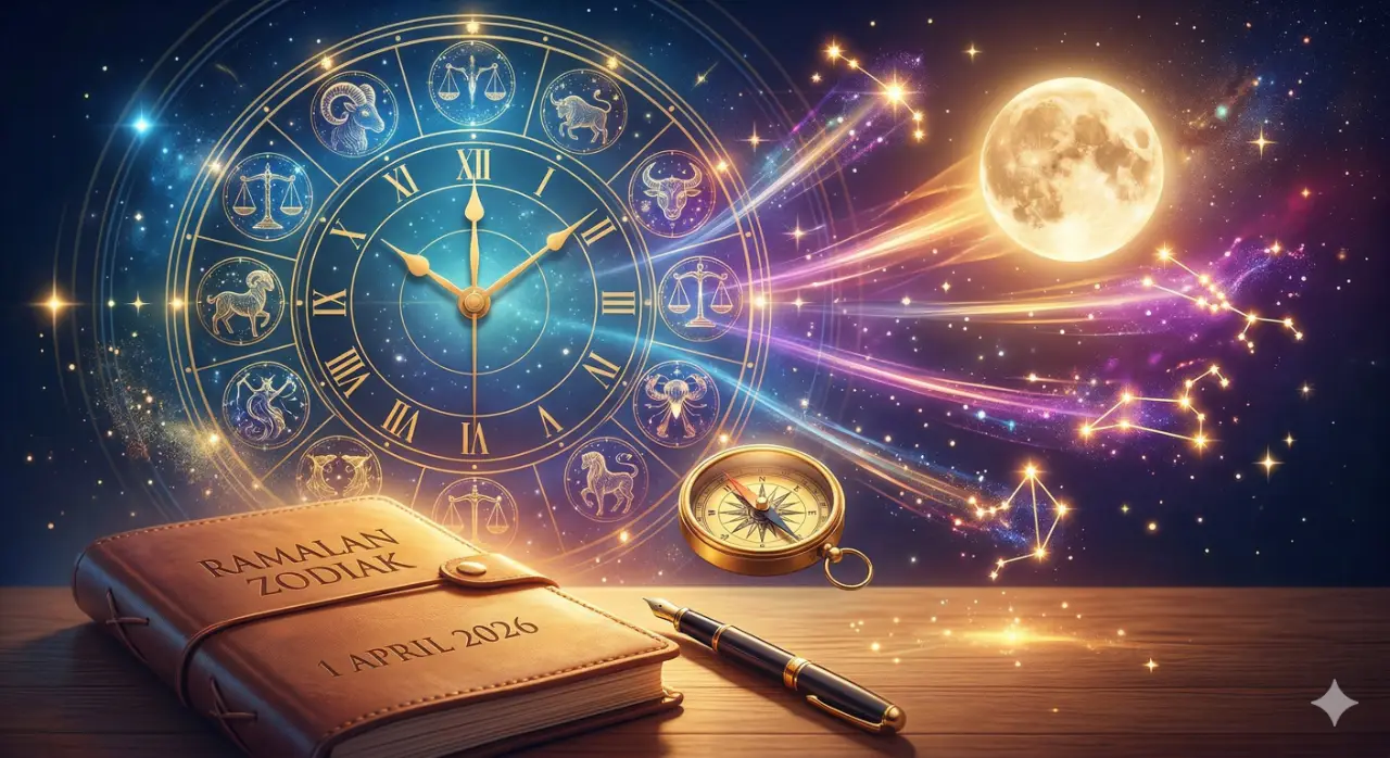 Ramalan Zodiak 1 April 2026: Bulan Purnama Libra Bawa Hoki Melimpah bagi 4 Rasi Ini!