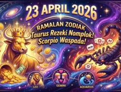 Ramalan Zodiak 23 April 2026: Taurus Jemput Rezeki Nomplok, Scorpio Waspada Konflik Mulut!