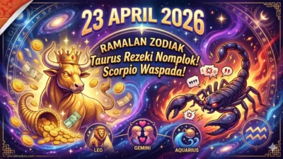 Ramalan Zodiak 23 April 2026: Taurus Jemput Rezeki Nomplok, Scorpio Waspada Konflik Mulut!