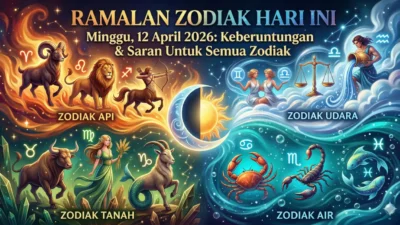 Ramalan Zodiak Hari Ini 12 April 2026: Keuangan Aries & Leo Melejit, Sagitarius Harus Sabar!