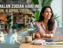 Ramalan Zodiak Hari Ini 6 April 2026: Peluang Cuan Sagitarius dan Keberuntungan Aquarius!