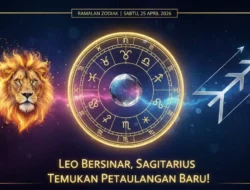 Ramalan Zodiak Sabtu 25 April 2026: Leo Jadi Pusat Perhatian, Sagitarius Temukan Petualangan Baru!