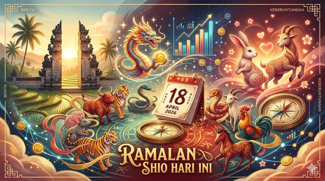 Ramalan Shio Hari Ini 18 April 2026: Peluang Cuan Besar dan Keberuntungan Asmara Menanti Anda