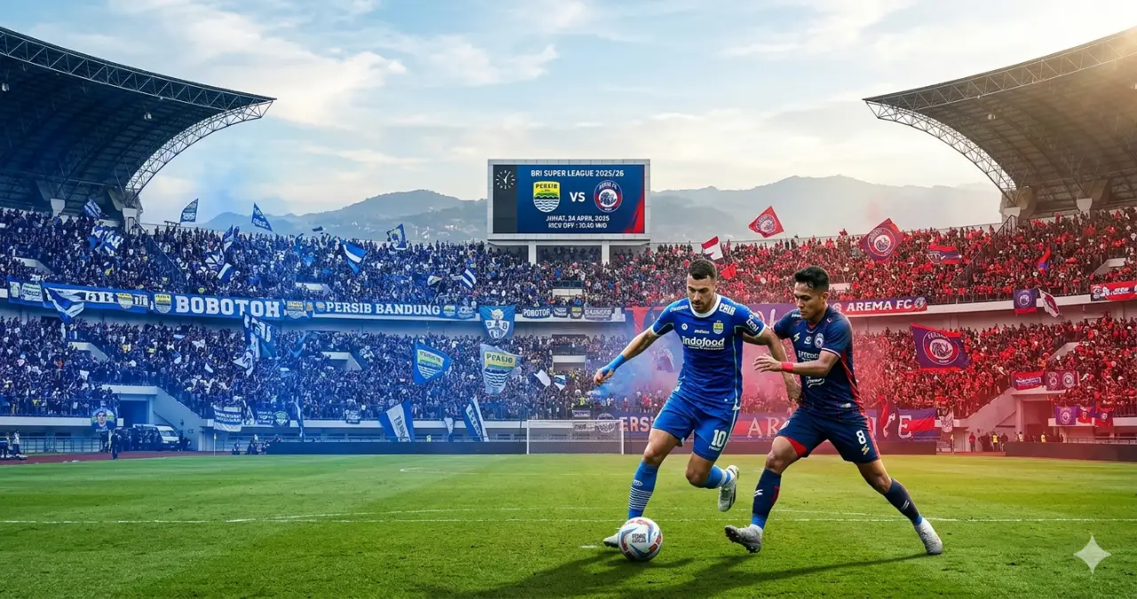Resmi Berubah! Jadwal Kick Off Persib vs Arema FC di GBLA Dimajukan, Ini Alasannya