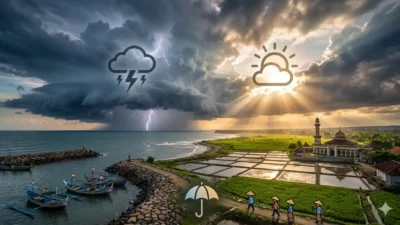 Sampang Siaga! Potensi Hujan Lebat dan Badai Petir Mengintai Hari Ini 24 April 2026