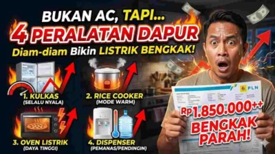 Tagihan Listrik Bengkak? Waspada, 4 Alat Dapur Ini Ternyata Lebih Boros dari AC!