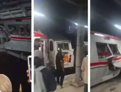 Tragedi di Bekasi Timur! KA Argo Bromo Seruduk Commuter Line, 4 Penumpang Tewas