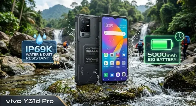 Vivo Y31d Pro Resmi Meluncur: Baterai Monster 7000mAh dan Tahan Banting, Harga Mulai Rp4 Jutaan!