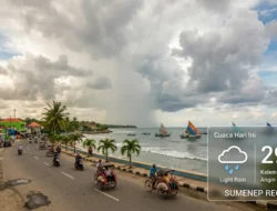 Warga Sumenep Waspada Hujan Ringan Hari Ini, Suhu Udara Terasa Lebih Gerah