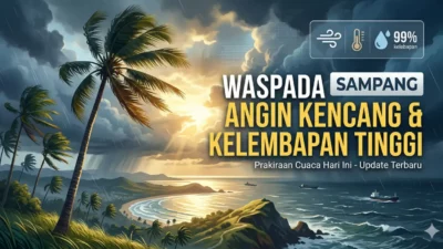 Waspada! Cek Prakiraan Cuaca Sampang Hari Ini: Potensi Angin Kencang di Wilayah Pesisir