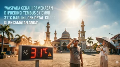 Waspada Gerah! Pamekasan Diprediksi Tembus 31°C Hari Ini, Cek Detail Cuaca di Kecamatan Anda