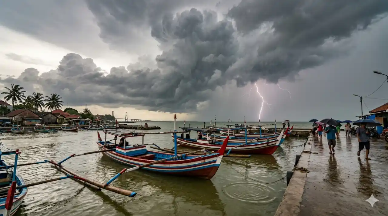 Waspada Hujan Petir! Intip Prakiraan Cuaca Bangkalan Hari Ini 22 April 2026 - Portalmadura.com Waspada Hujan Petir! Intip Prakiraan Cuaca Bangkalan Hari Ini 22 April 2026