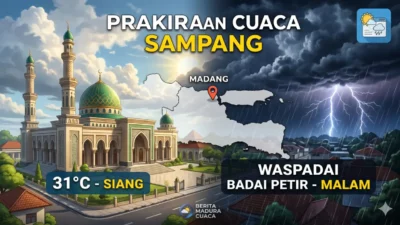 Waspada! Sampang Berpotensi Dilanda Badai Petir Malam Ini, Simak Prediksi BMKG Selengkapnya