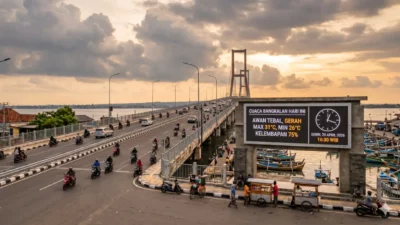 Waspada Suhu Terik! Prakiraan Cuaca Bangkalan Hari Ini 20 April 2026: Dominasi Awan Tebal di Kota Dzikir dan Shalawat