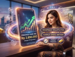 Waspada Volatilitas! Prediksi Harga Emas Hari Ini 11 April 2026: Antam Bidik Rp2,89 Juta, Intip Faktor Pemicunya