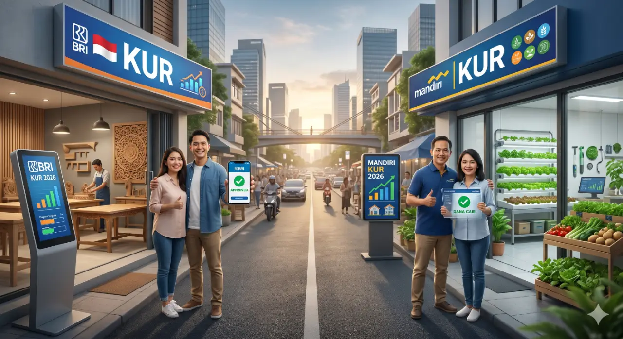 Bunga Rendah & Syarat Mudah! Cek Perbandingan KUR BRI vs Mandiri 2026, Mana Pilihan Terbaik Anda?