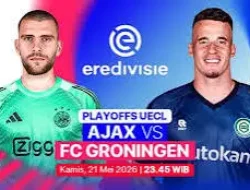Duel Panas Eredivisie: Ajax vs Groningen Malam Ini, Siapa Unggul di Laga Playoff Eropa?