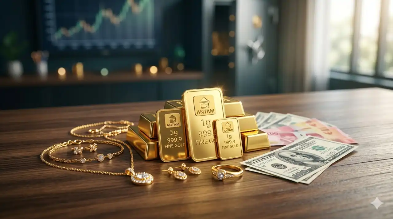 Prediksi Harga Emas Hari Ini 5 Mei 2026: Antam Tertahan, Saatnya Borong Perhiasan Sebelum Melonjak? - Portalmadura.com Prediksi Harga Emas Hari Ini 5 Mei 2026: Antam Tertahan, Saatnya Borong Perhiasan Sebelum Melonjak?