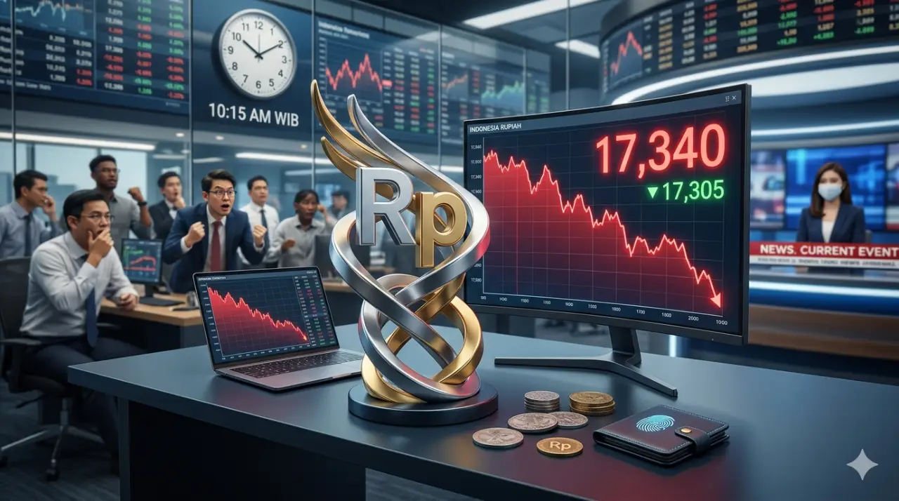 Rupiah Hari Ini 4 Mei 2026: Tertekan ke Level Rp17.340 per Dolar AS, Ini Penyebabnya!