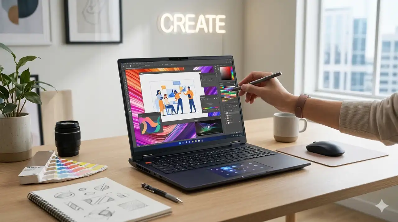 7 Komponen Penting Saat Memilih Laptop Desain Grafis Profesional