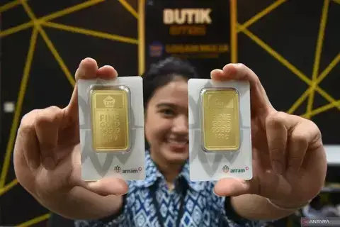 Harga Emas Antam Hari Ini Melonjak Rp10.000, Simak Rincian Harga Terbaru 10 Mei 2026