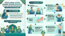 Panduan Lengkap: Tata Cara dan Doa Mandi Wajib Setelah Haid dan Berhubungan Sesuai Sunnah