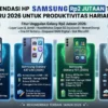 Bawa Layar AMOLED dan Baterai Jumbo, Ini Rekomendasi HP Samsung Rp2 Jutaan Terbaik di Tahun 2026