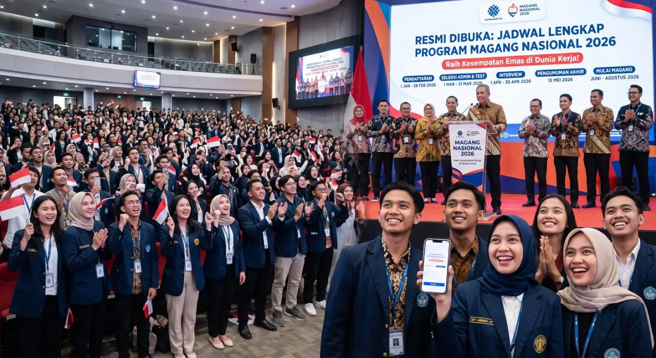 Catat! Jadwal Lengkap Program Magang Nasional 2026 Resmi Dibuka, Raih Kesempatan Emas di Dunia Kerja!