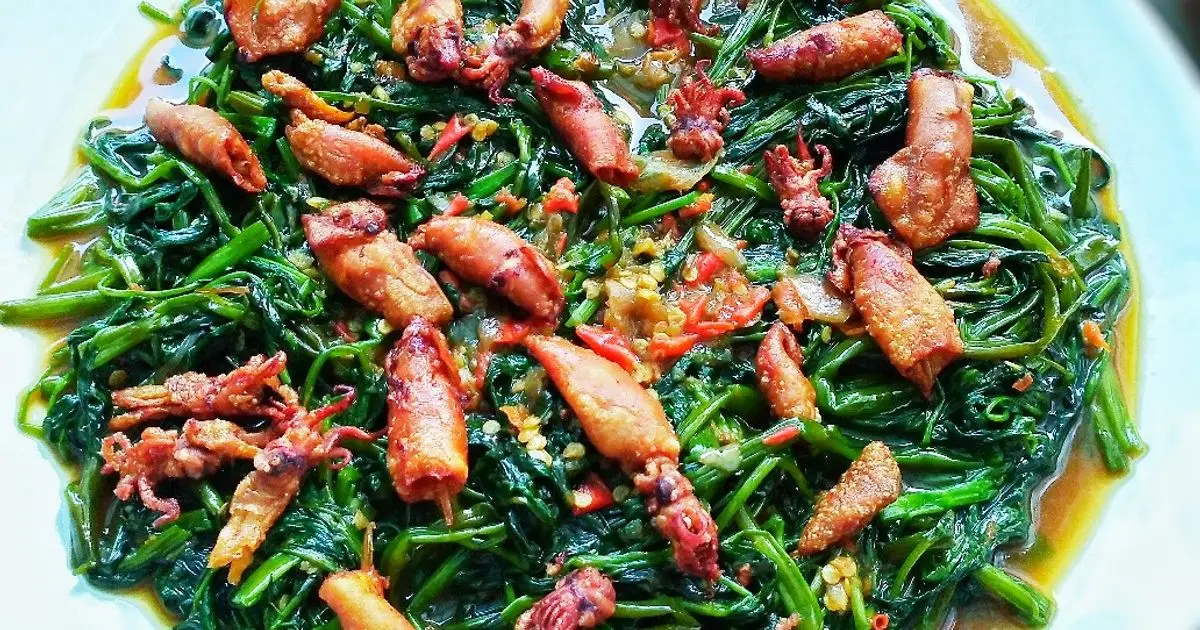 Resep Cah Kangkung Cumi Asin Pedas: Gurih Nikmat Bikin Nasi Cepat Habis!