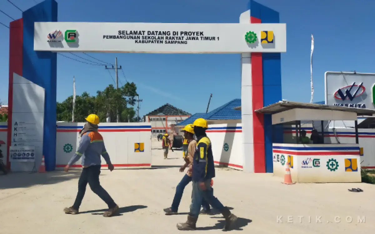 Sisa 19 Hari Lagi! Proyek Sekolah Rakyat di Camplong Sampang Terancam Molor, Kontraktor Genjot Lembur
