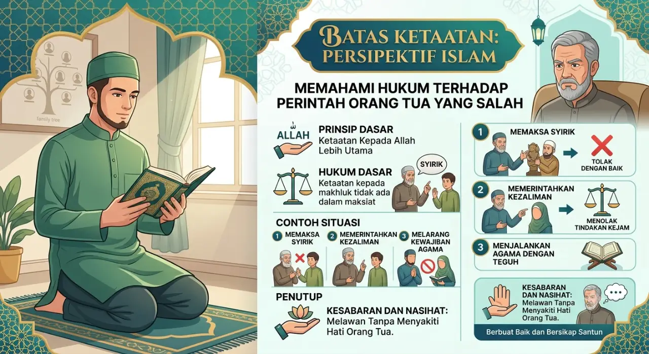 Batas Ketaatan: Memahami Hukum Melawan Orang Tua yang Salah dalam Perspektif Islam