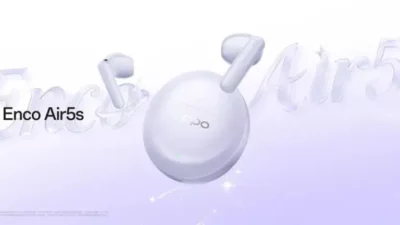 OPPO Enco Air 5s Resmi Dirilis: TWS Ringan Tanpa Ear Tip dengan ANC Adaptif dan Suara Imersif