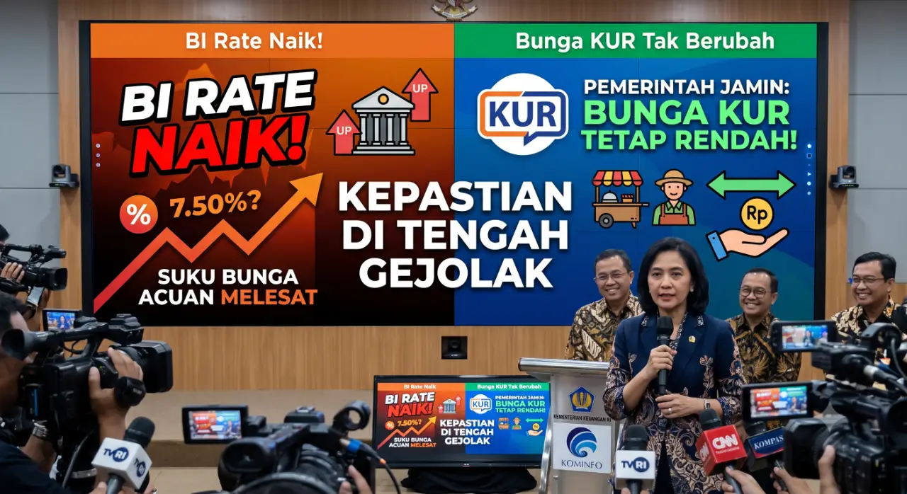Terbaru! BI Rate Naik, Pemerintah Pastikan Bunga KUR Tetap 6 Persen demi UMKM