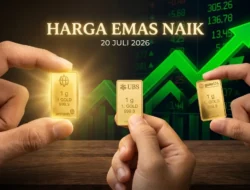 Rincian Harga Emas Pegadaian Hari Ini 20 Juli 2026: Antam, UBS, dan Galeri 24 Kompak Naik