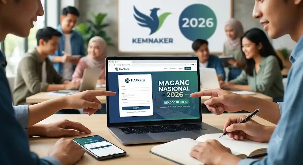 Kuota Magang Naik 150 Ribu! Ini Cara Daftar Akun SIAPkerja Kemnaker 2026 dan Syarat Resminya