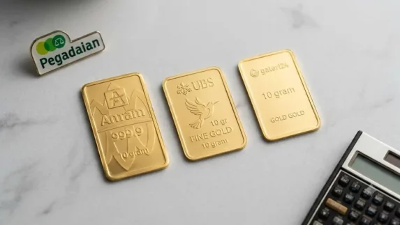 Rincian Terbaru Harga Emas Antam, UBS, dan Galeri24 di Pegadaian Hari Ini