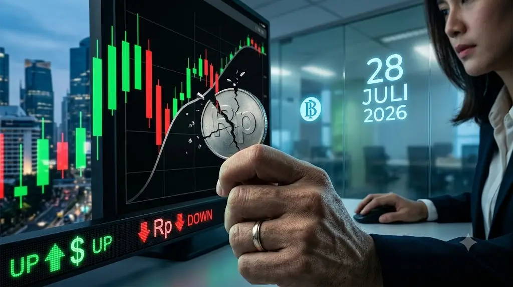 Rupiah Hari Ini 28 Juli 2026 Tertekan Tembus Rp18.100 per Dolar AS, Ini Penyebabnya!