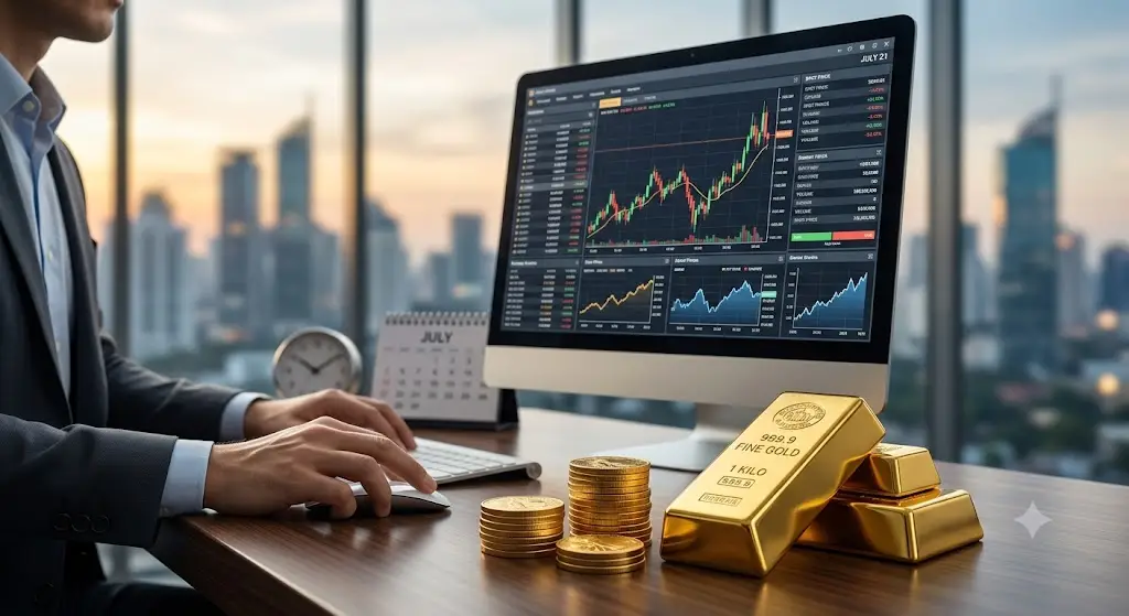 UPDATE! Harga Emas Antam Hari Ini 21 Juli 2026 Turun Lagi, Cek Rinciannya Sebelum Beli