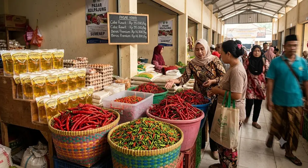 Update Harga Sembako Madura Hari Ini: Cabai di Sumenep Melonjak, Sampang dan Pamekasan Fluktuatif!