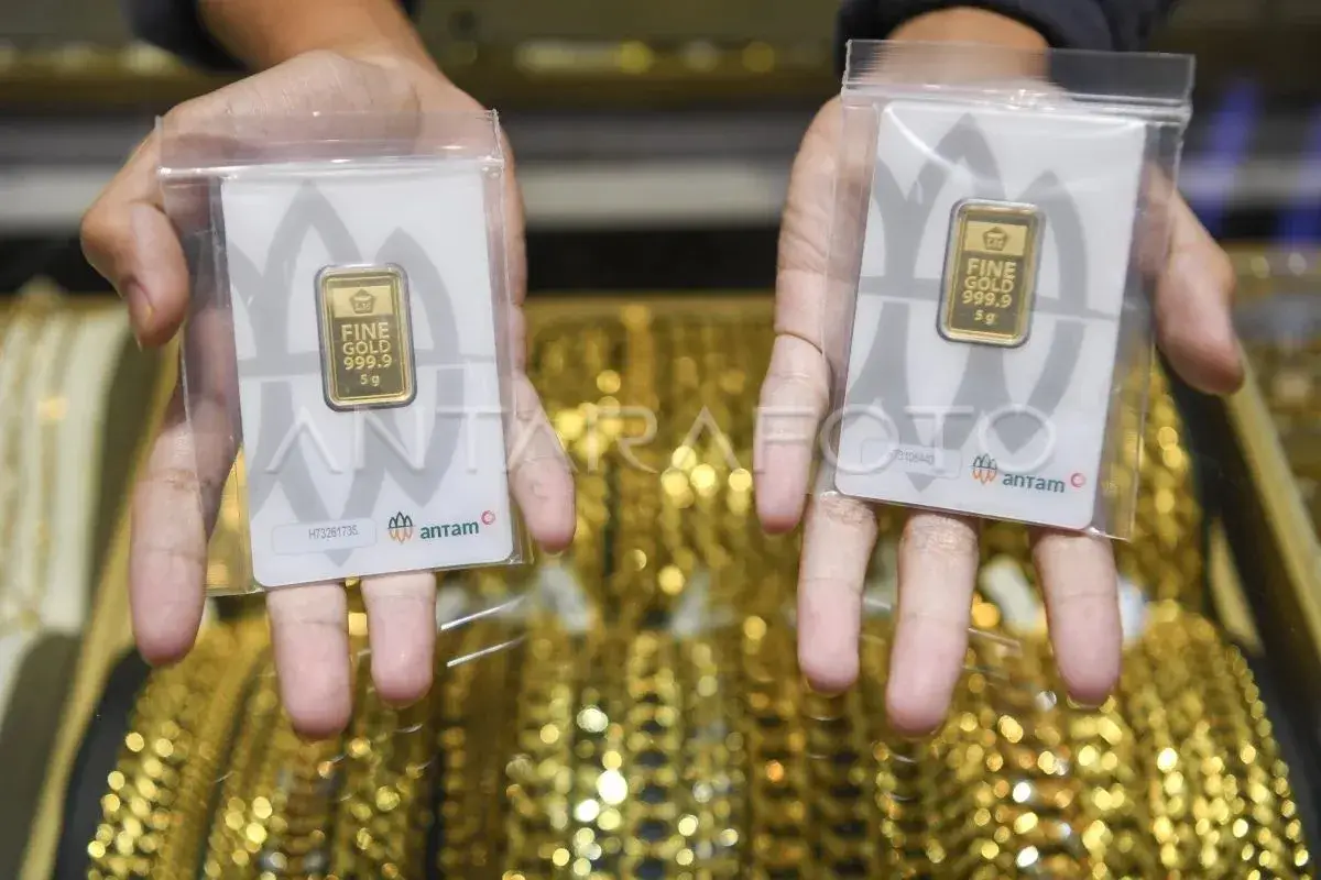 Meroket Lagi! Harga Emas Antam Hari Ini Naik Jadi Rp2,640 Juta per Gram, Cek Rincian Pajak Terbaru