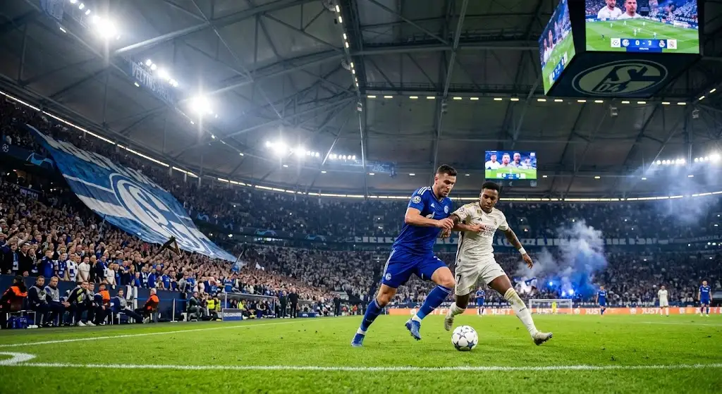 Duel Sengit Schalke 04 vs Real Madrid: Los Blancos Tampil Dominan di VELTINS-Arena