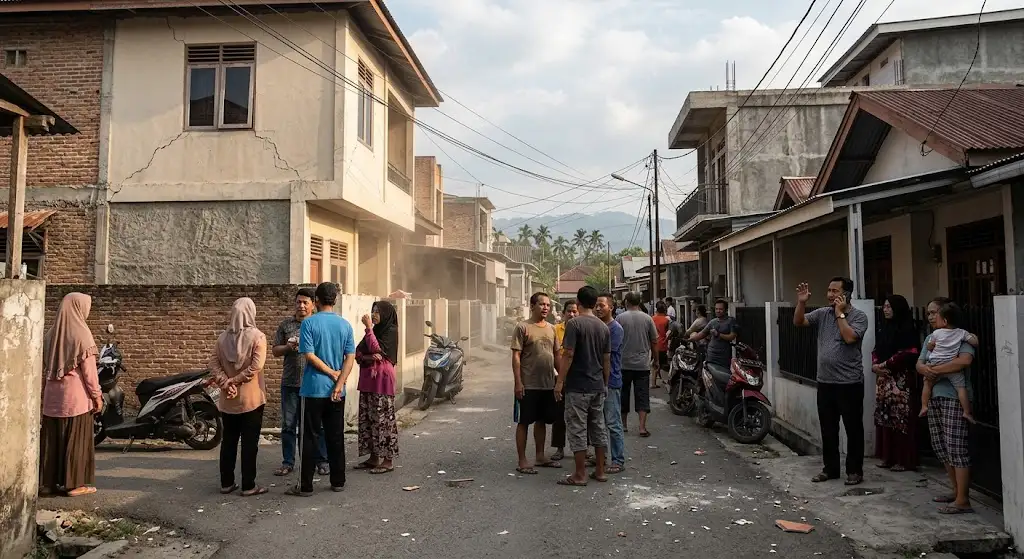 Gempa Magnitudo 6,4 Guncang Simalungun, Getaran Kuat Bikin Warga Medan Berhamburan